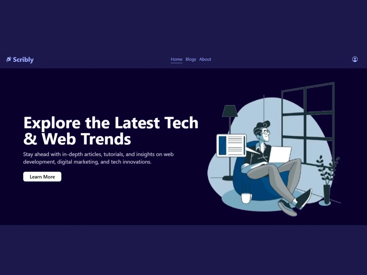 Blog App screenshot